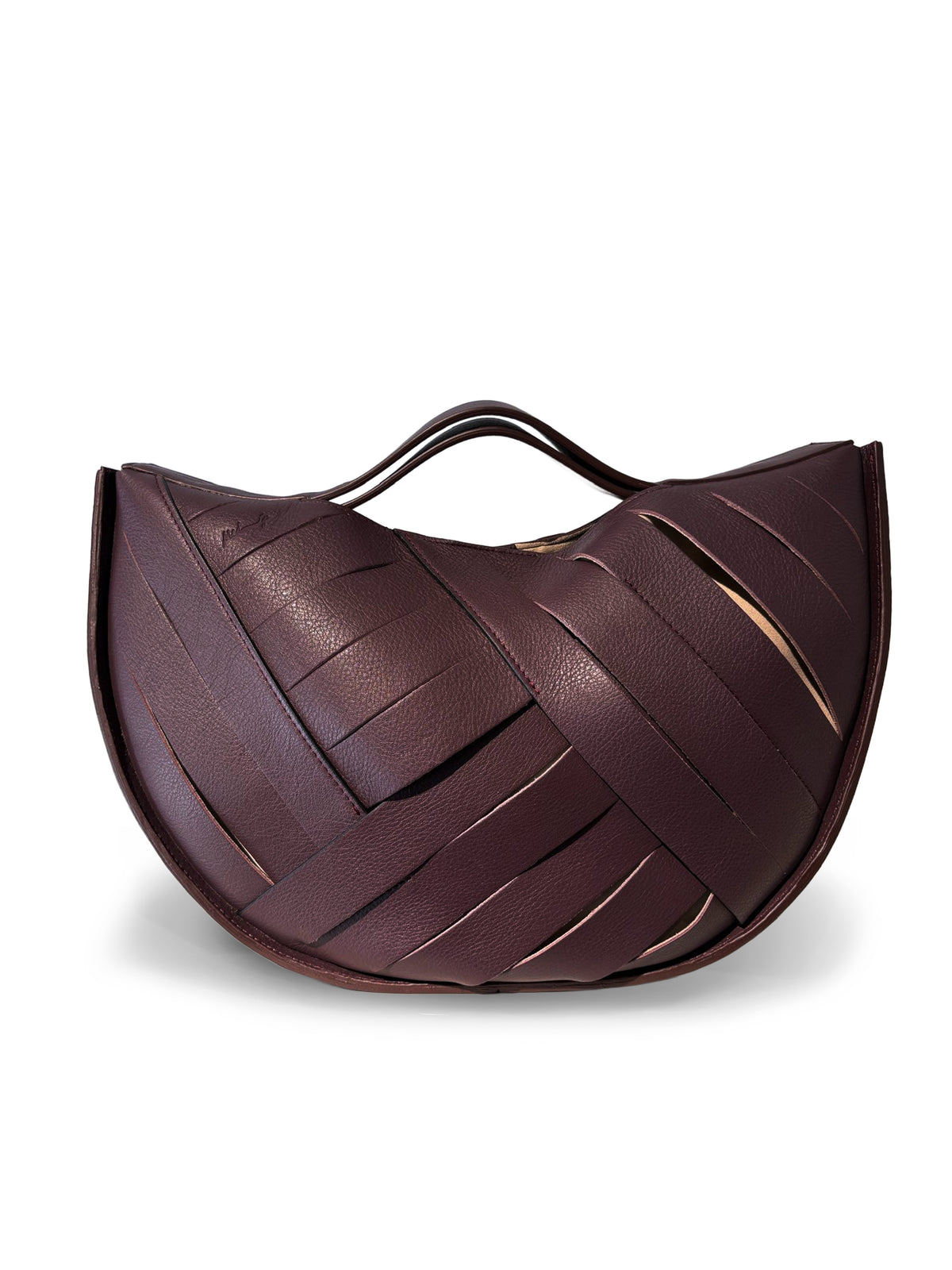 LIA BRAIDED HANDBAG CASTANO