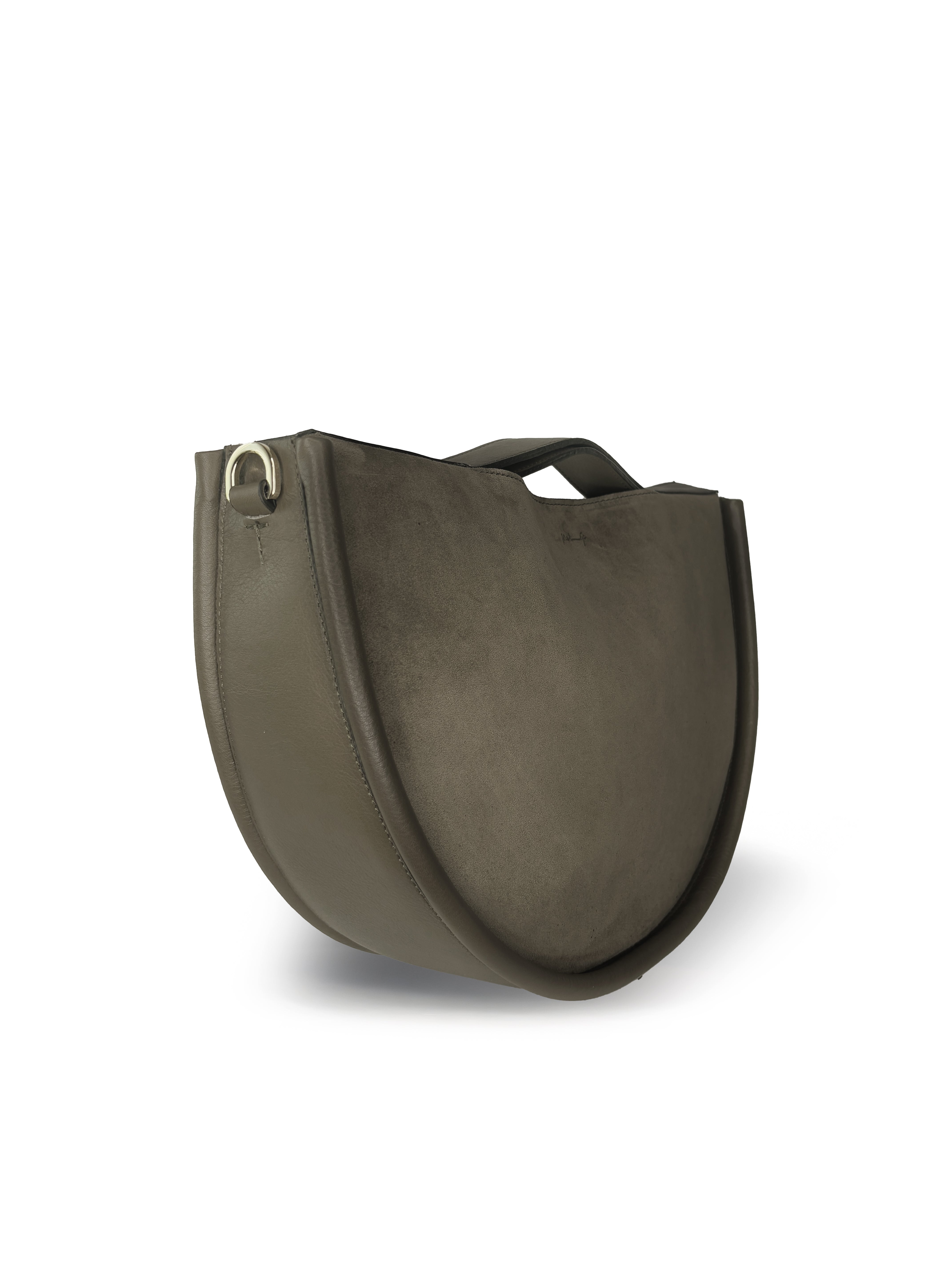 LIA BORSA A MANO IN CAMOSCIO OLIVA