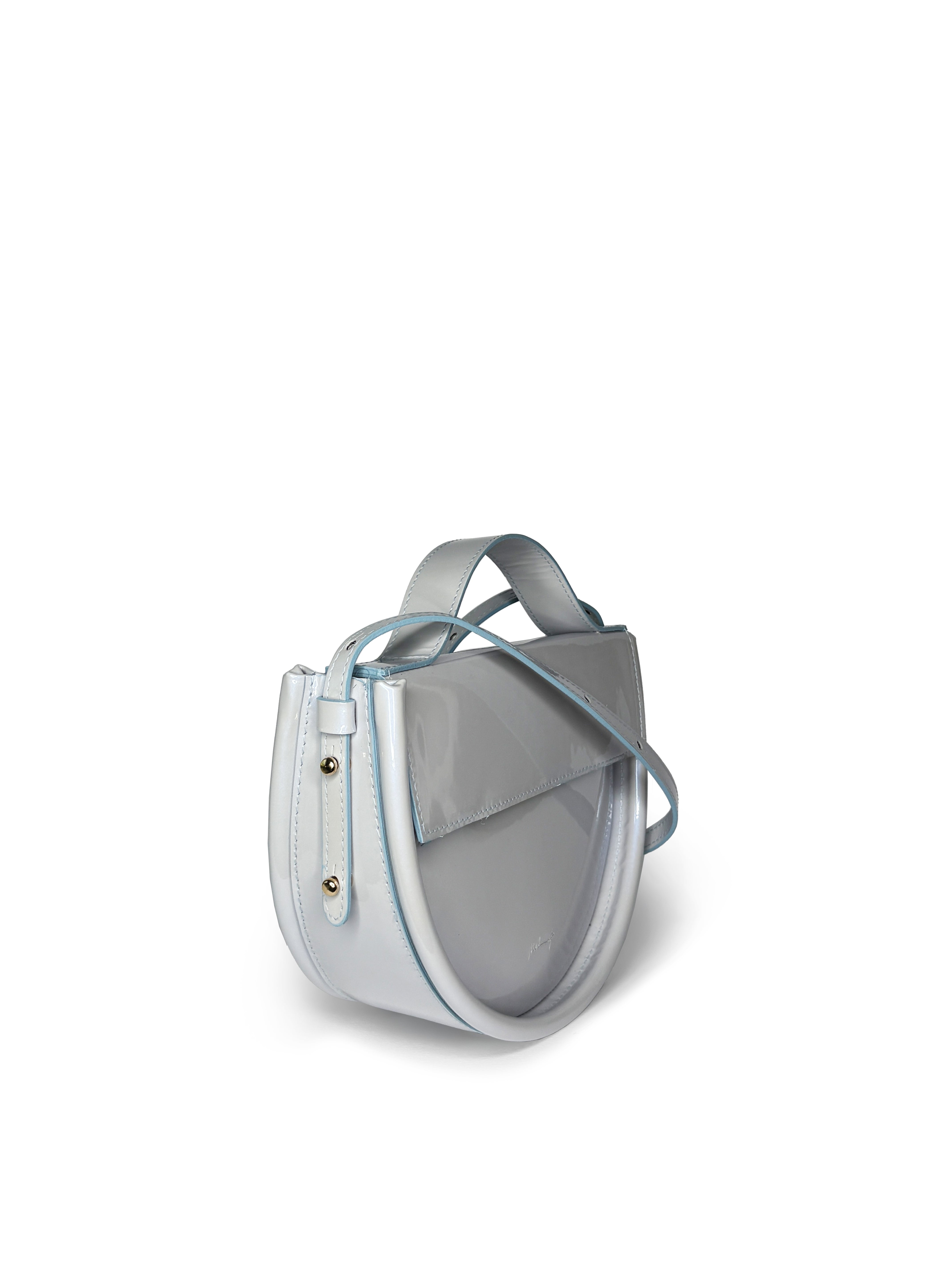 NINA BORSA A TRACOLLA VERNICE CANGIANTE