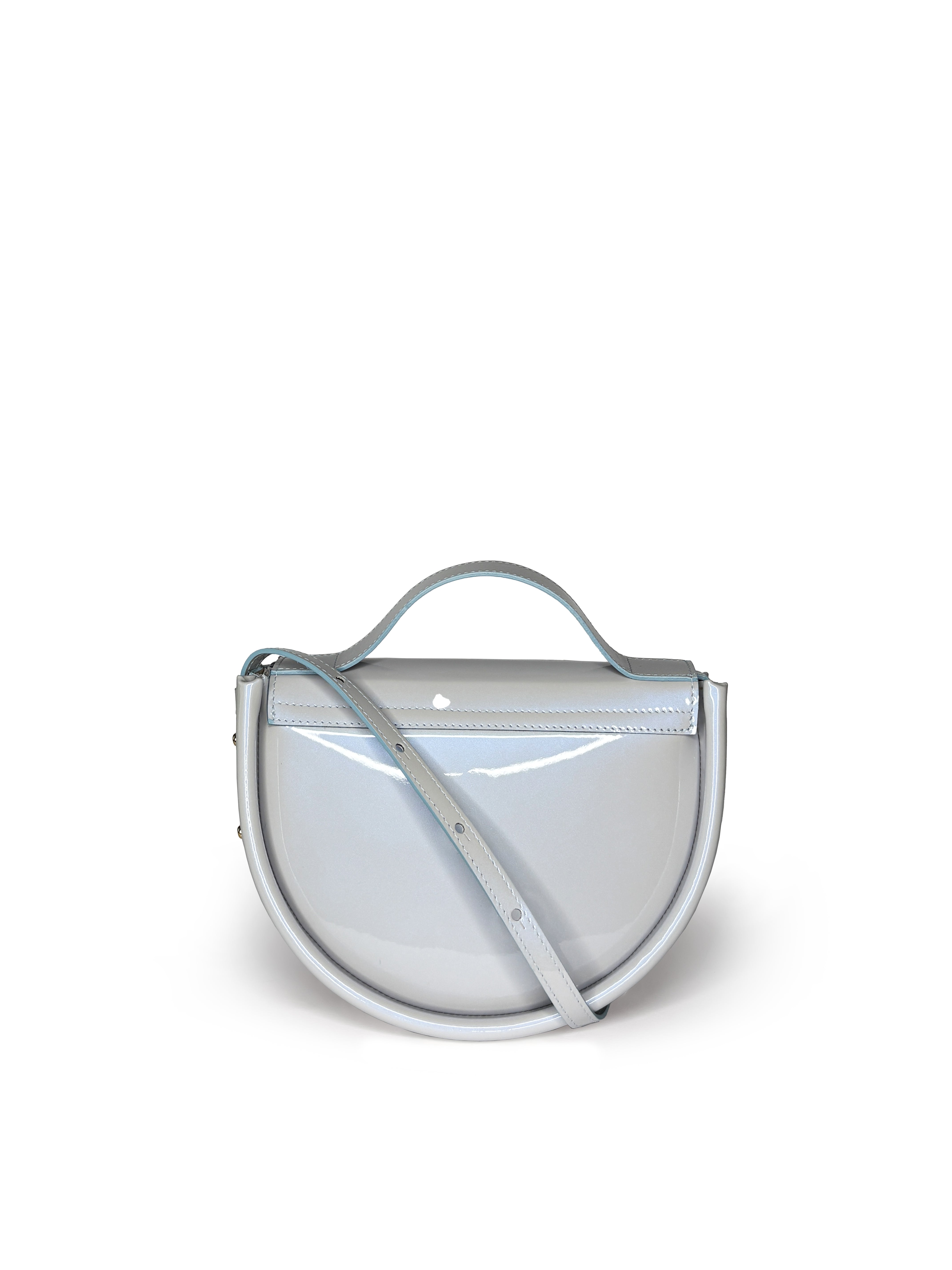 NINA BORSA A TRACOLLA VERNICE CANGIANTE