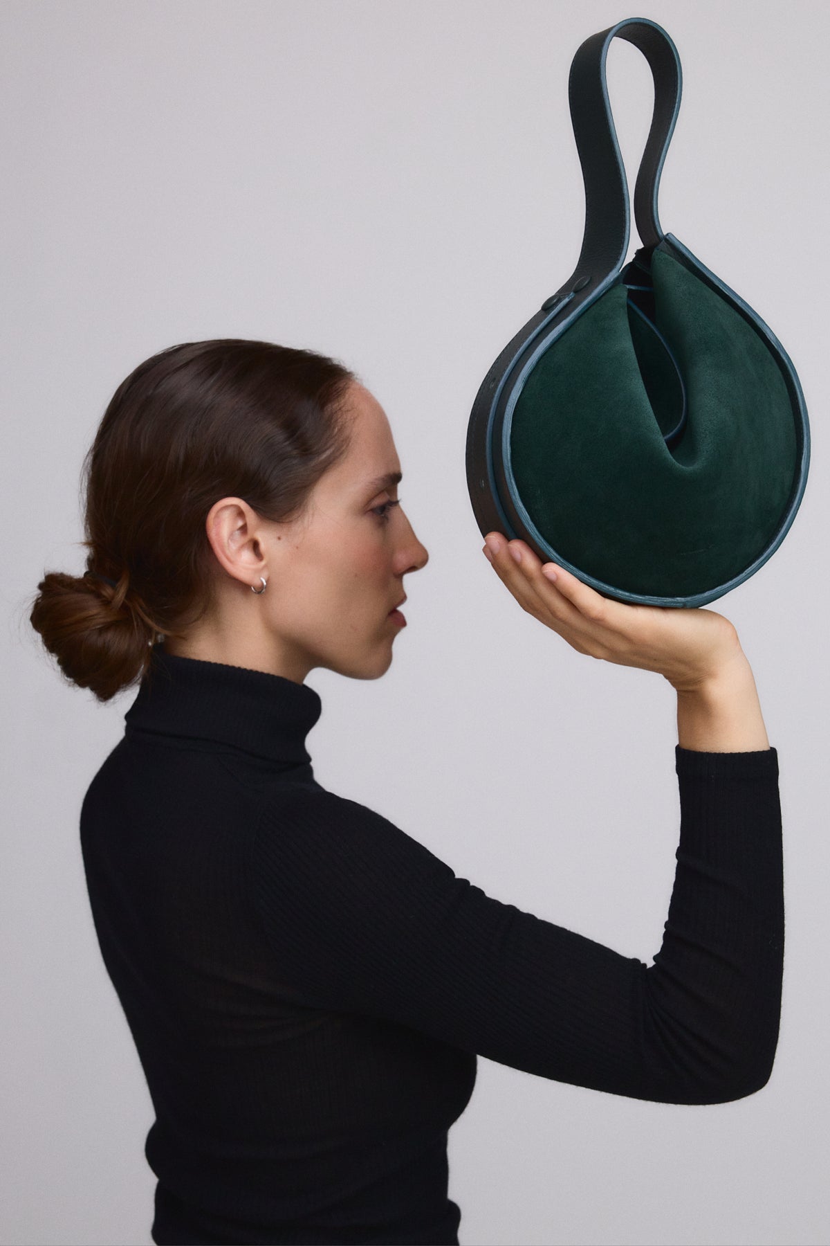 ALMA BORSA A SPALLA PINO SUEDE