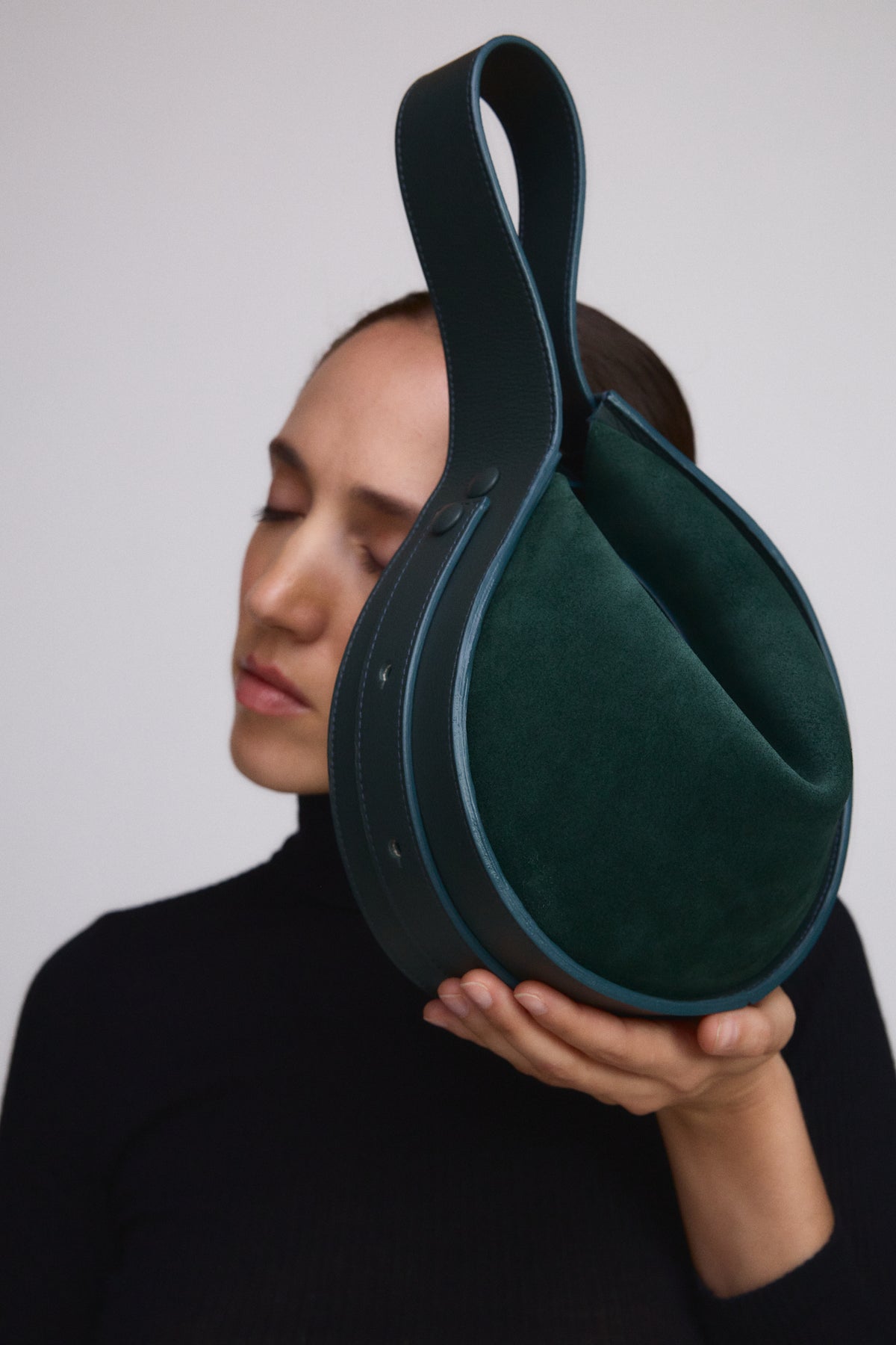 ALMA BORSA A SPALLA PINO SUEDE