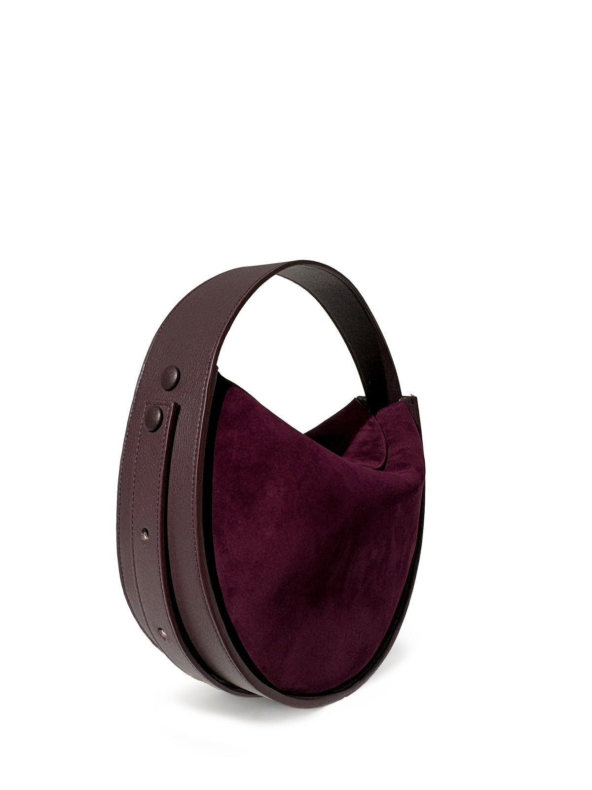 ALMA BORSA A SPALLA MOSTO PELLE SUEDE