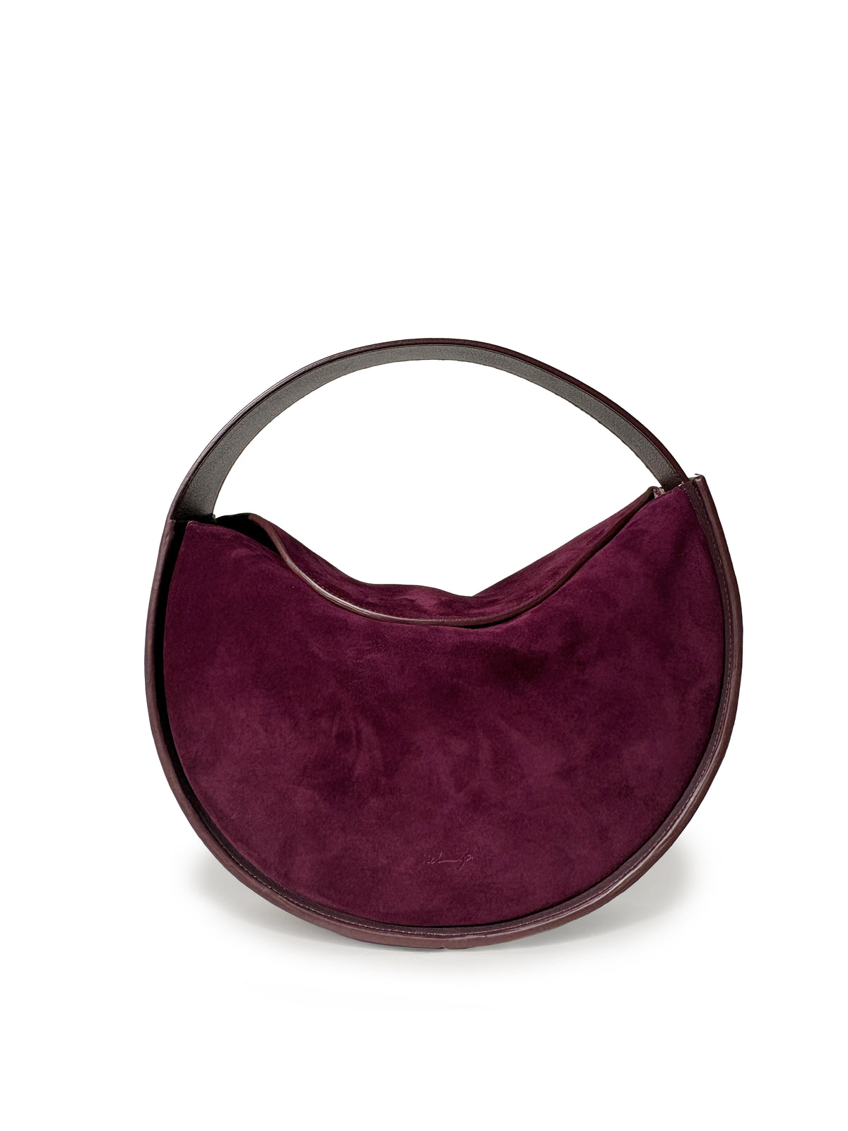 ALMA BORSA A SPALLA MOSTO PELLE SUEDE