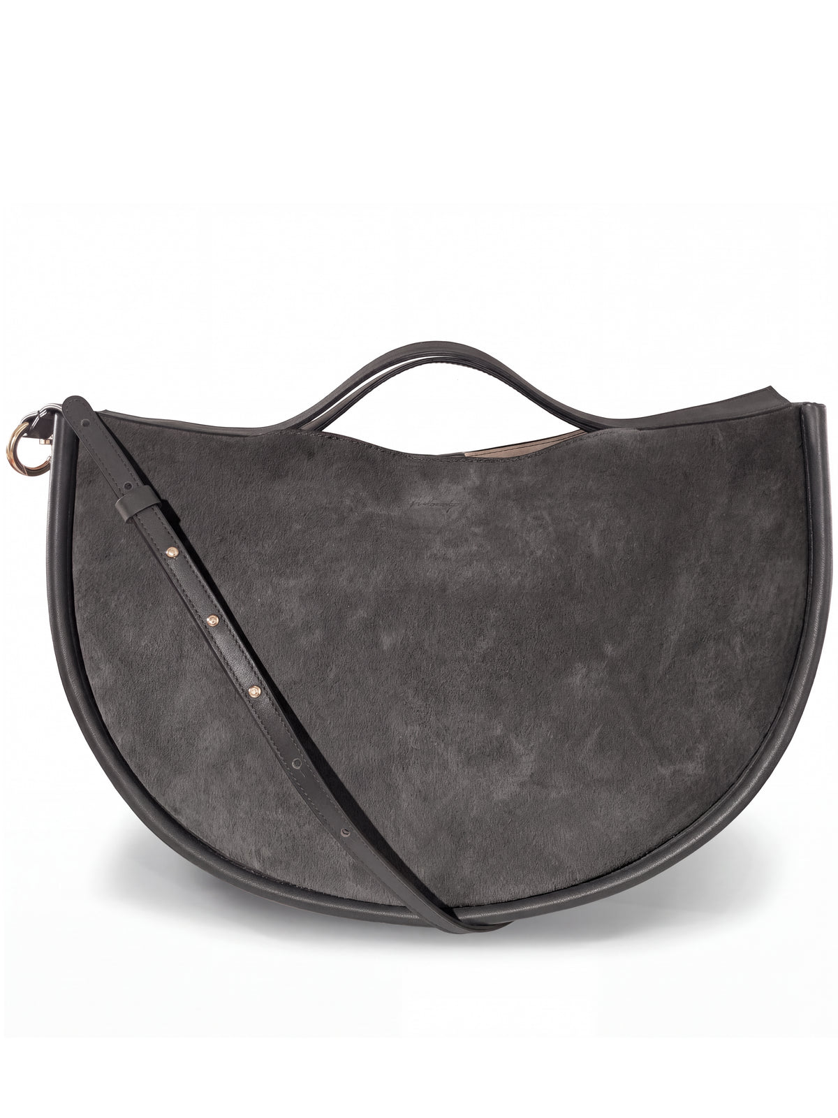 EGLE BORSA A MANO IN CAMOSCIO GRIGIO