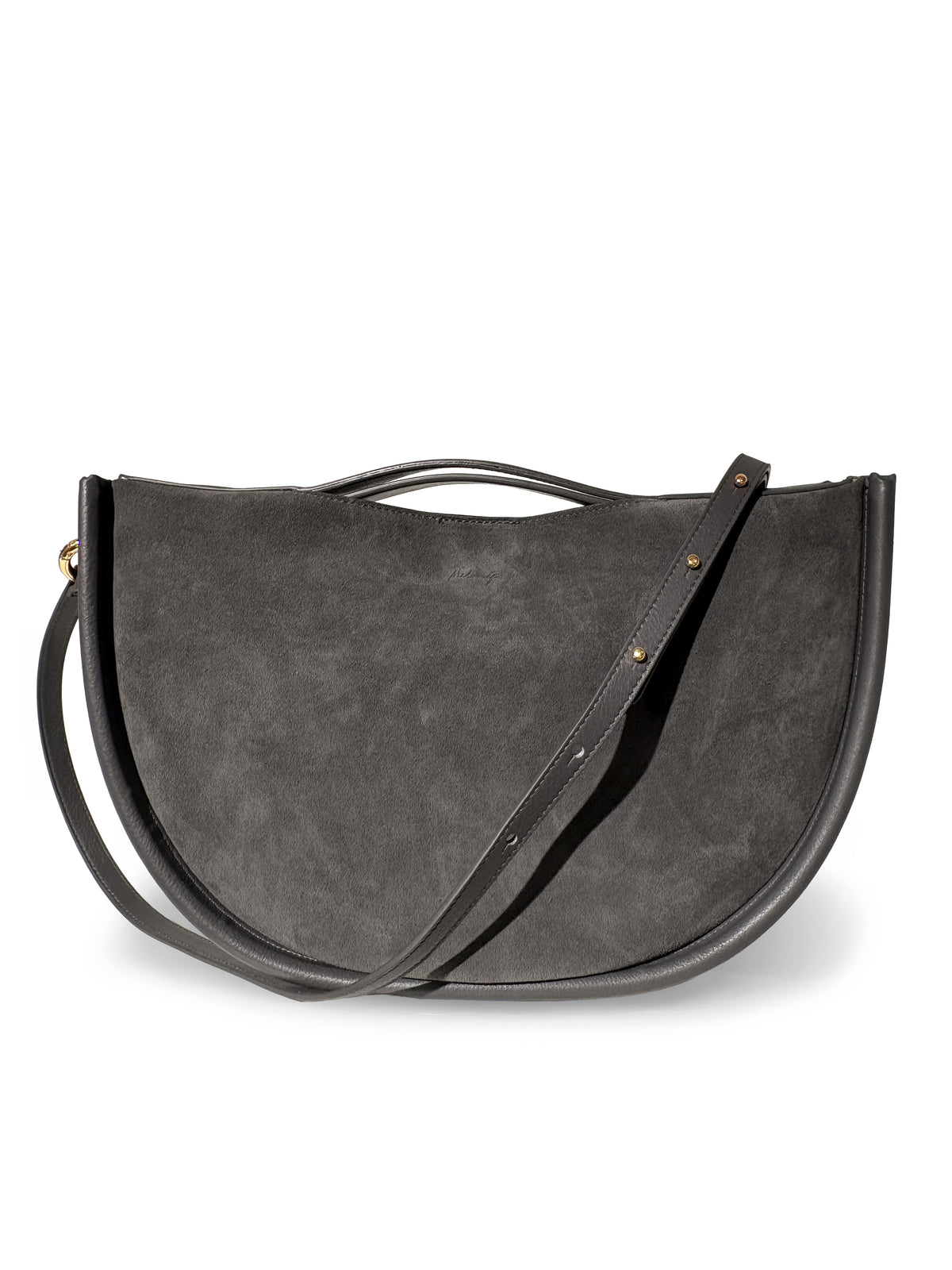 LIA BORSA A MANO GRIGIO SUEDE